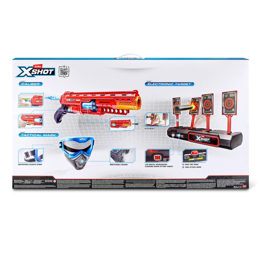 XSHOT Combopack 2 Blasters med interaktiv målskylt