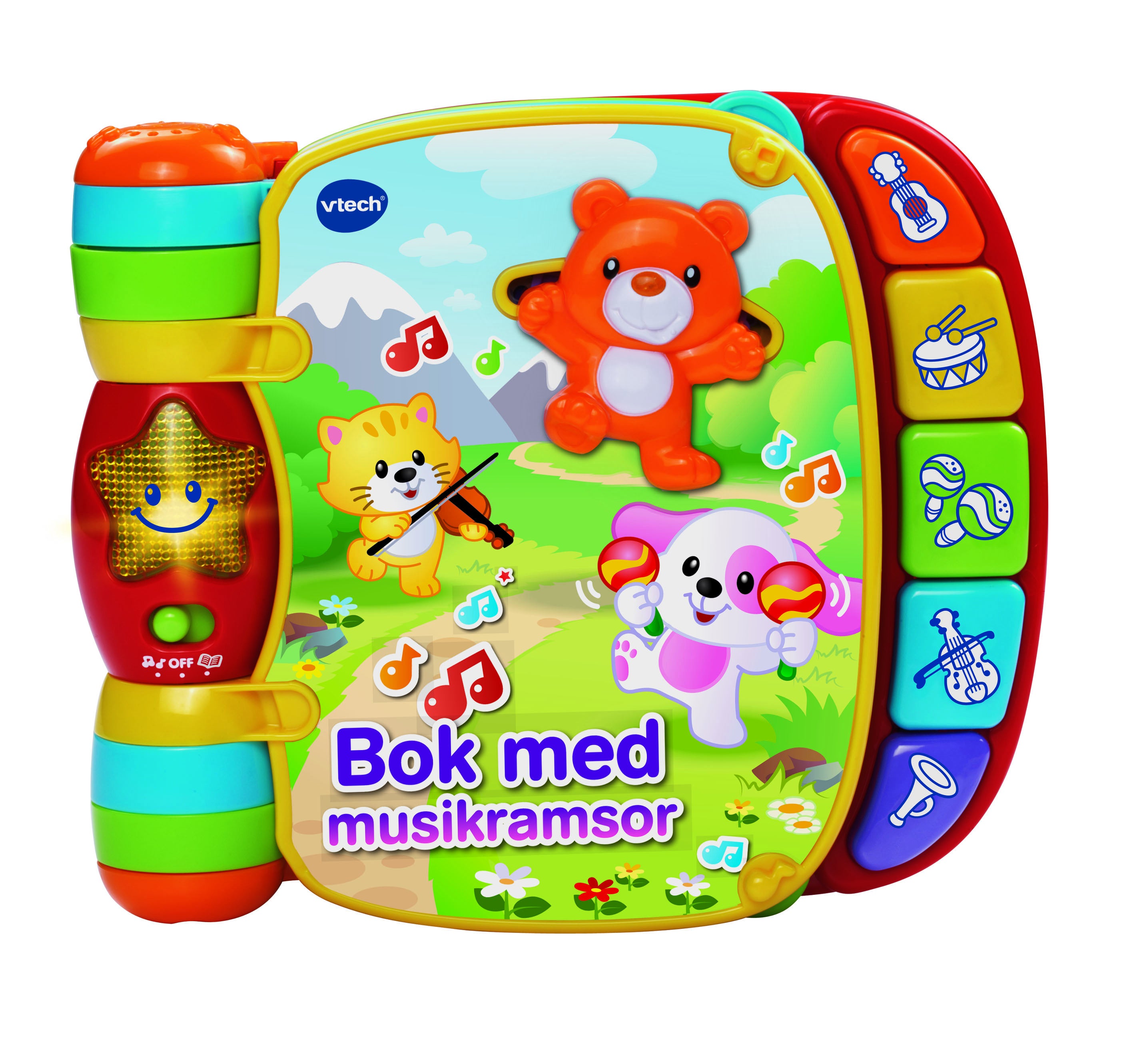 Vtech, Baby bok med musikramsor SE