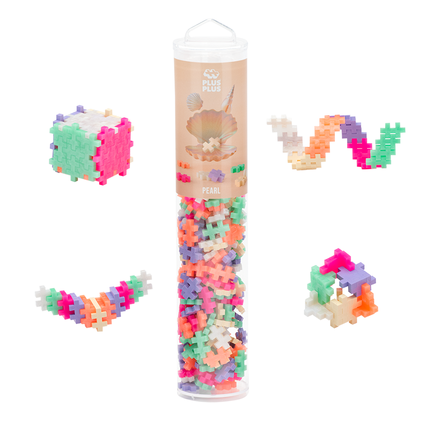Plus-Plus Pearl mix / 240 pcs Tube