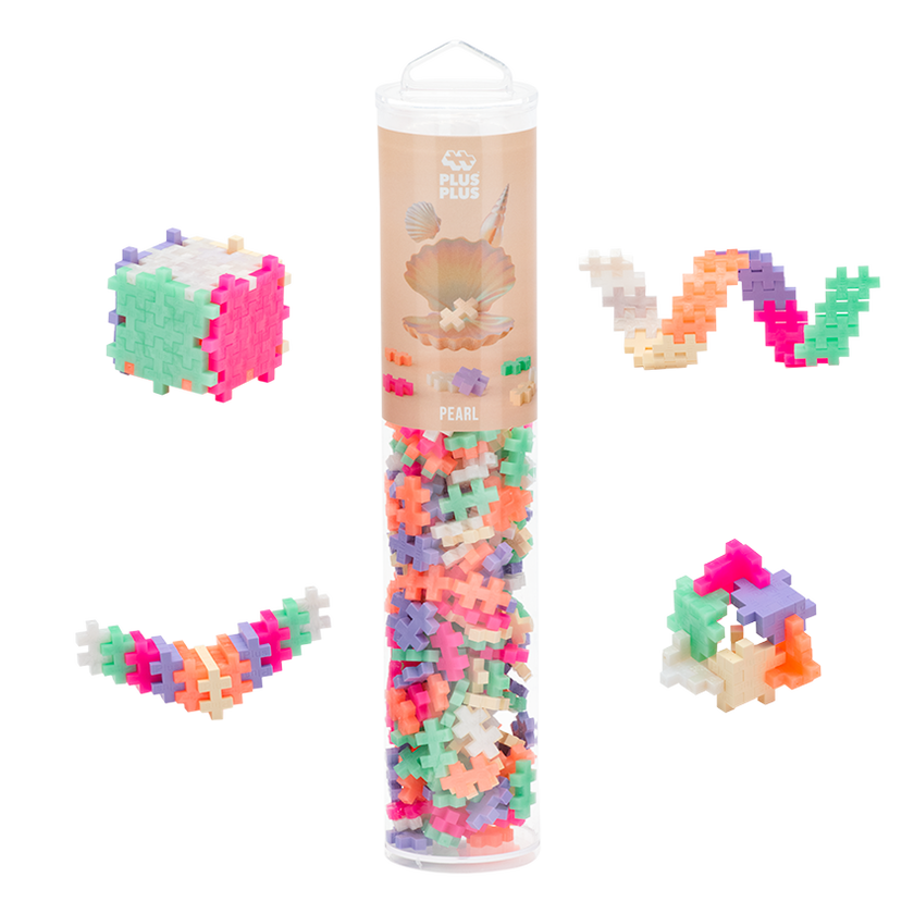 Plus-Plus Pearl mix / 240 pcs Tube