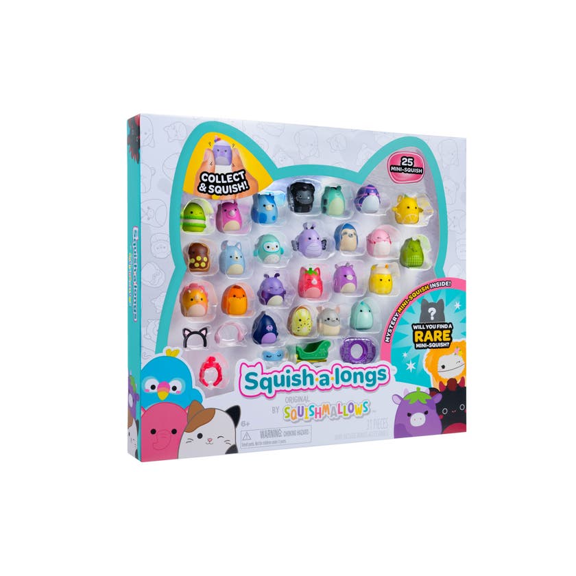 Squish-a-longs gummibollar 2,5 cm 25-pack