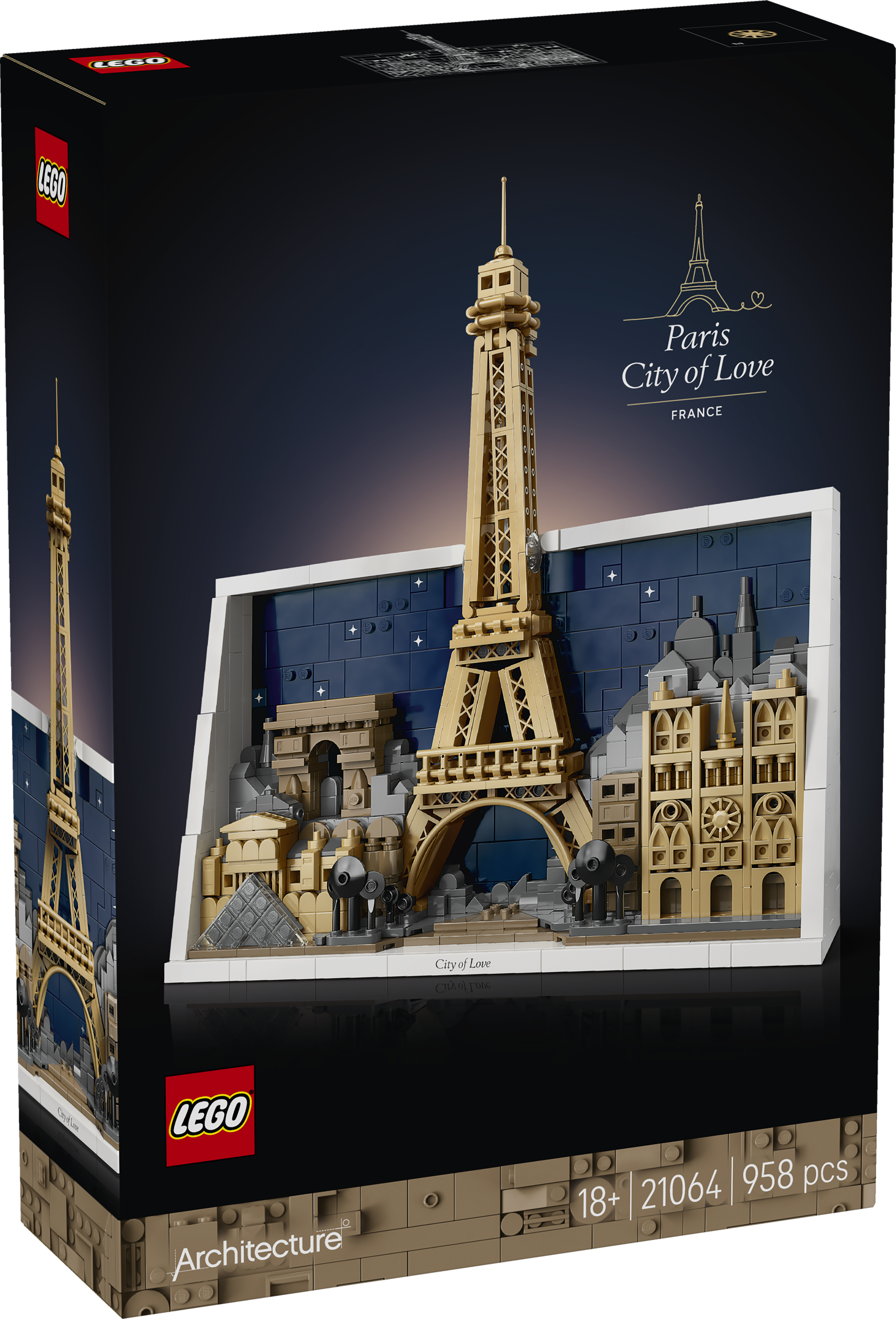 LEGO® Architecture Paris – kärlekens stad Byggset 21064