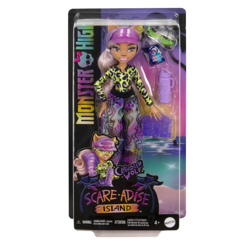 Monster High, Scare-Adise Island Clawdeen Doll