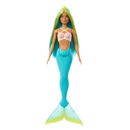 Barbie Mermaid - Blått/Grönt Hår