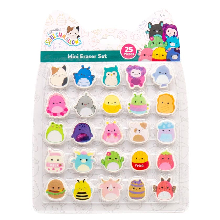 Squishmallows Eraser Set 25 Pcs
