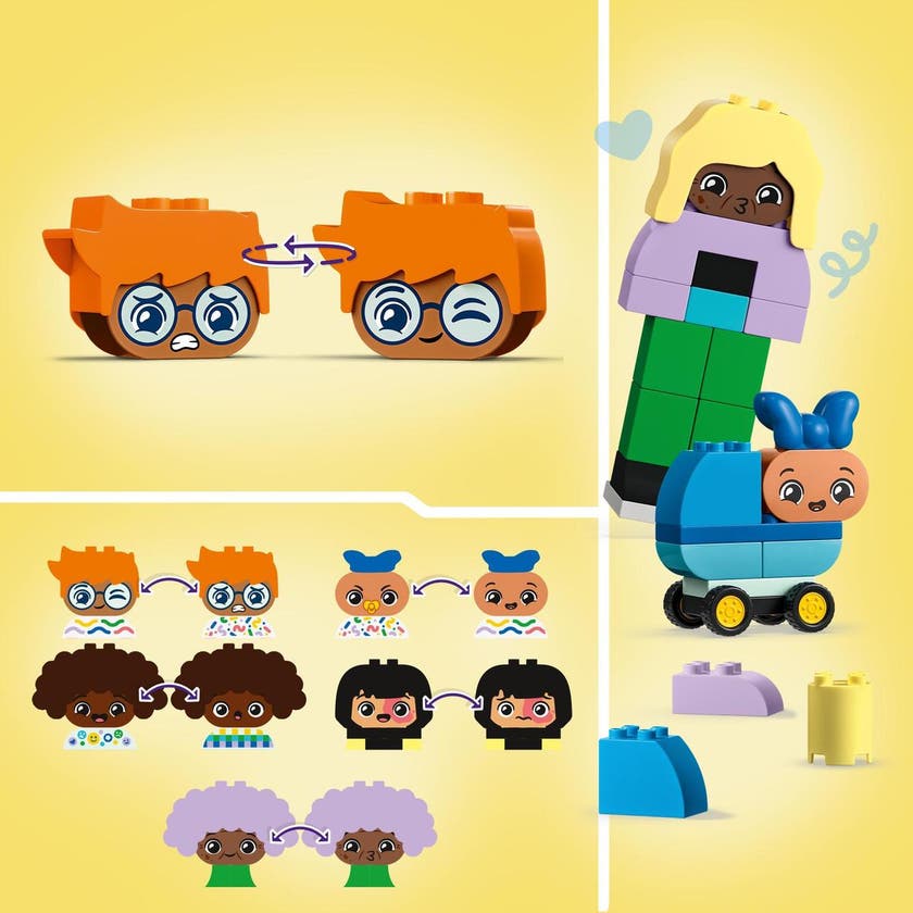 LEGO DUPLO Town 10423, Byggbara människor med stora känslor