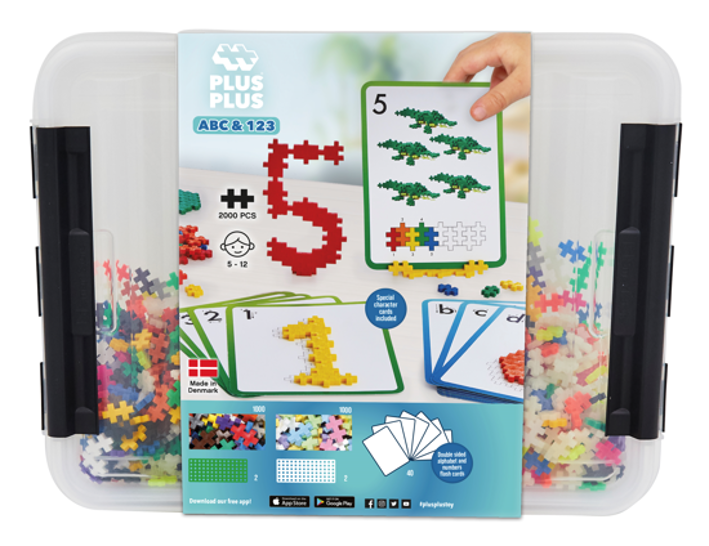 Plus-Plus - ABC & 123 Box / 2000 pcs