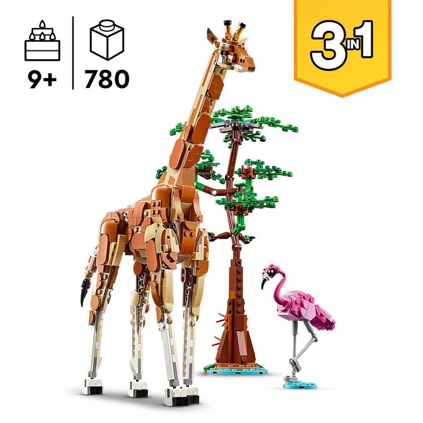 LEGO Creator 31150, Vilda safaridjur