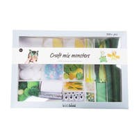 Kreativ ask, olika färger, Monster, 1-pack