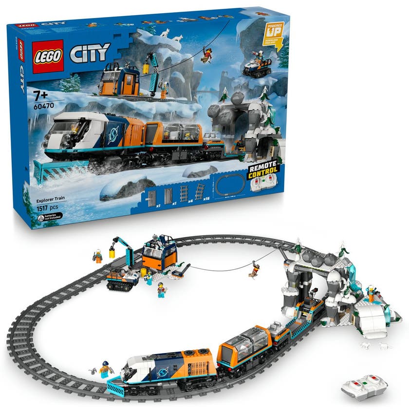 LEGO City 60470, Polarutforskarnas arktiska expresståg
