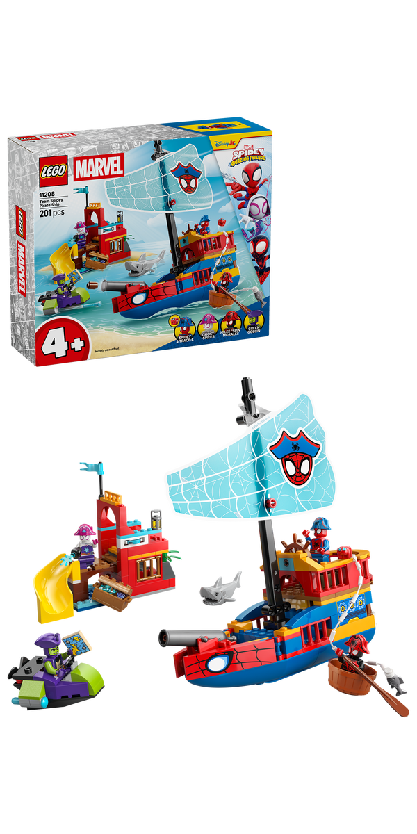 LEGO® | Marvel Spidey And His Amazing Friends Team Spideys piratskepp 11208