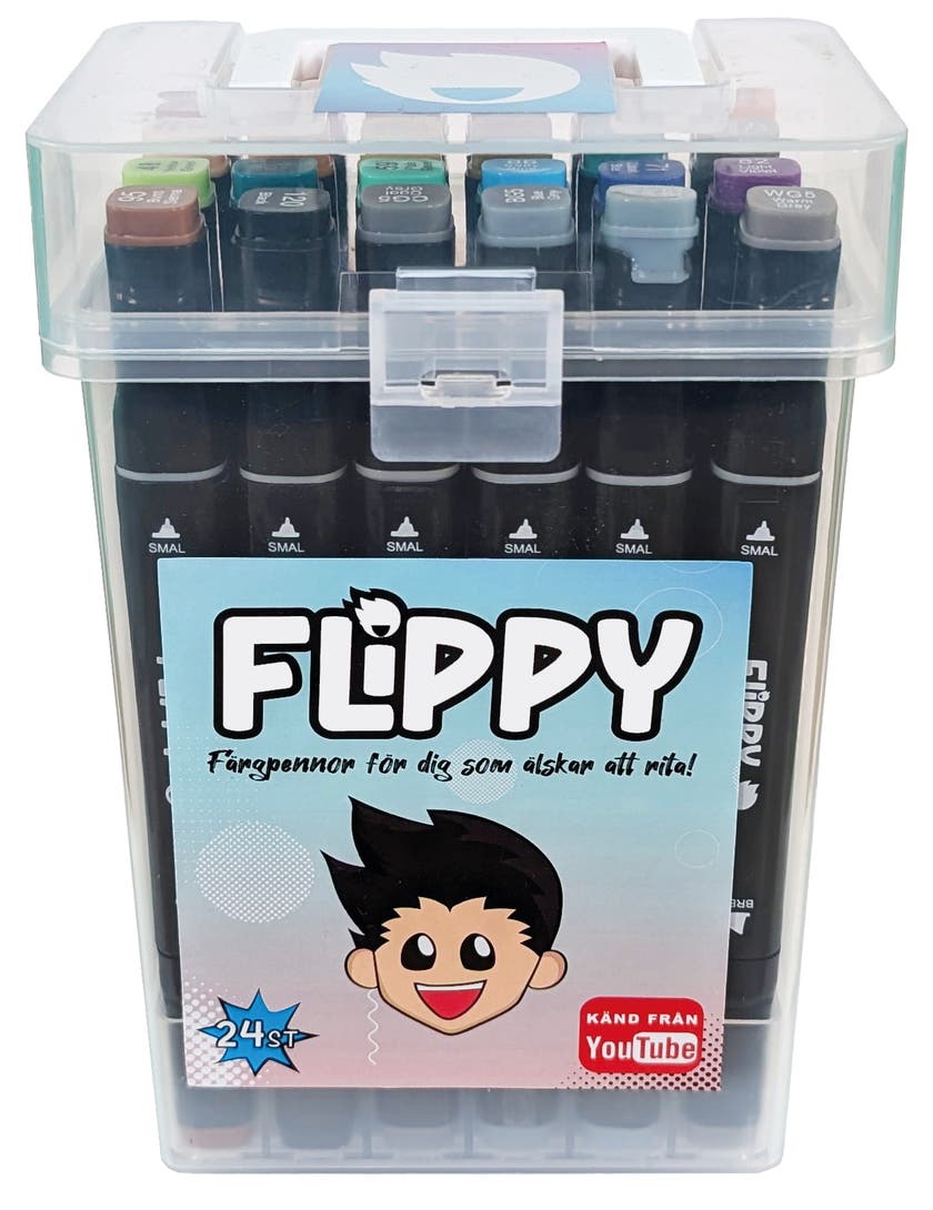 FLIPPY FIBERPENNOR 24-pack