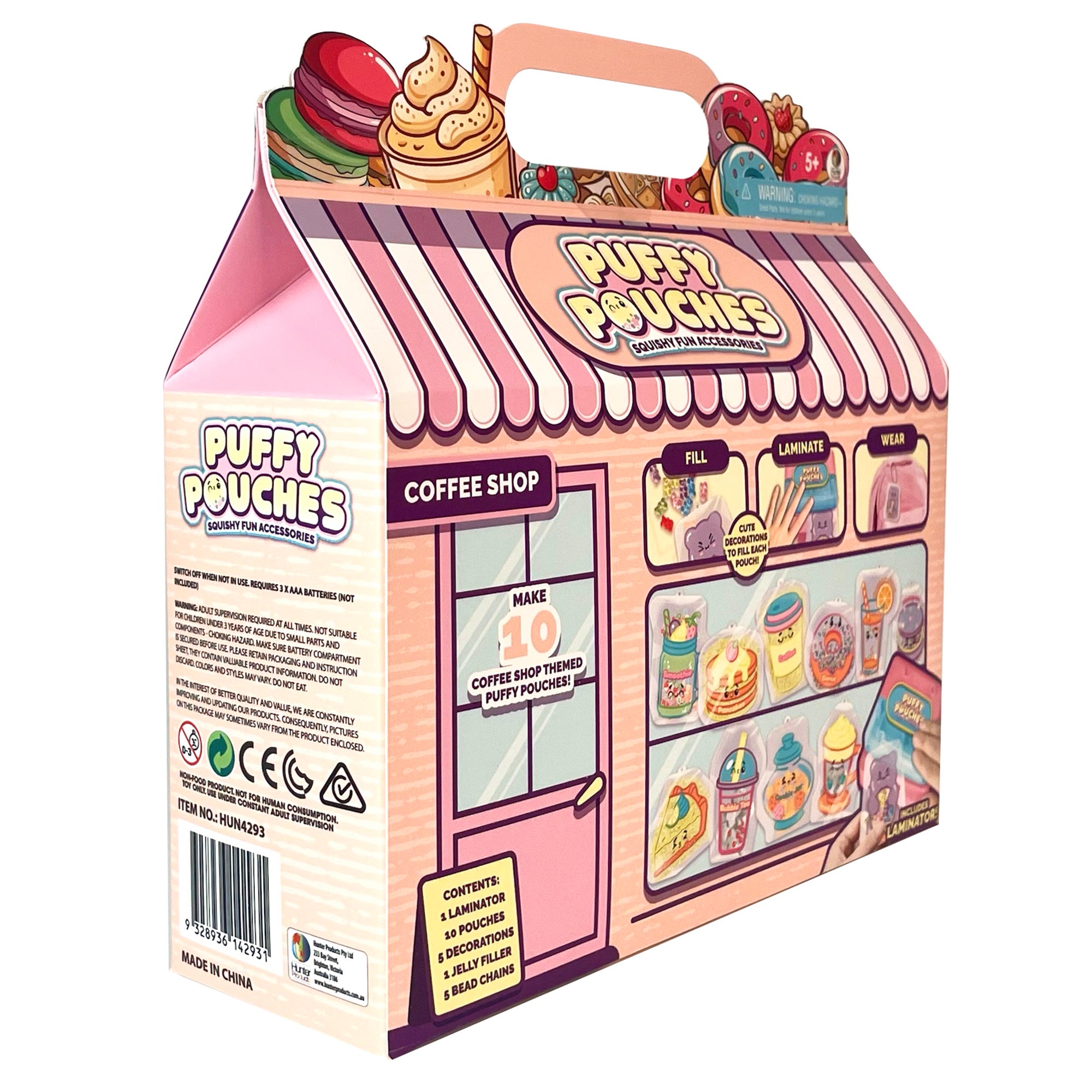 Puffy Pouches Temakit – skapa 10 påsar med laminator