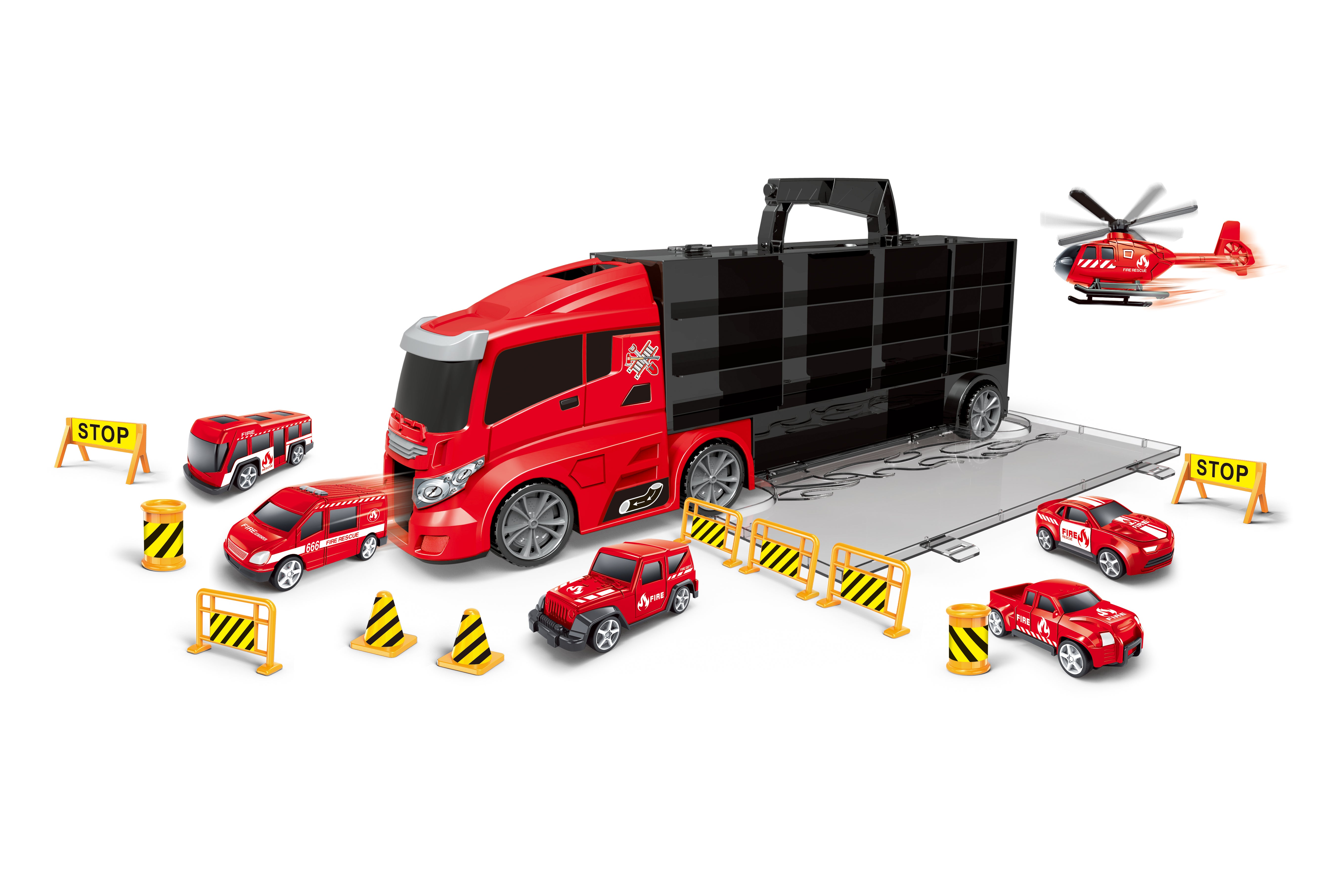 Rapid Speed - Truck med brandfordon & tilbehör