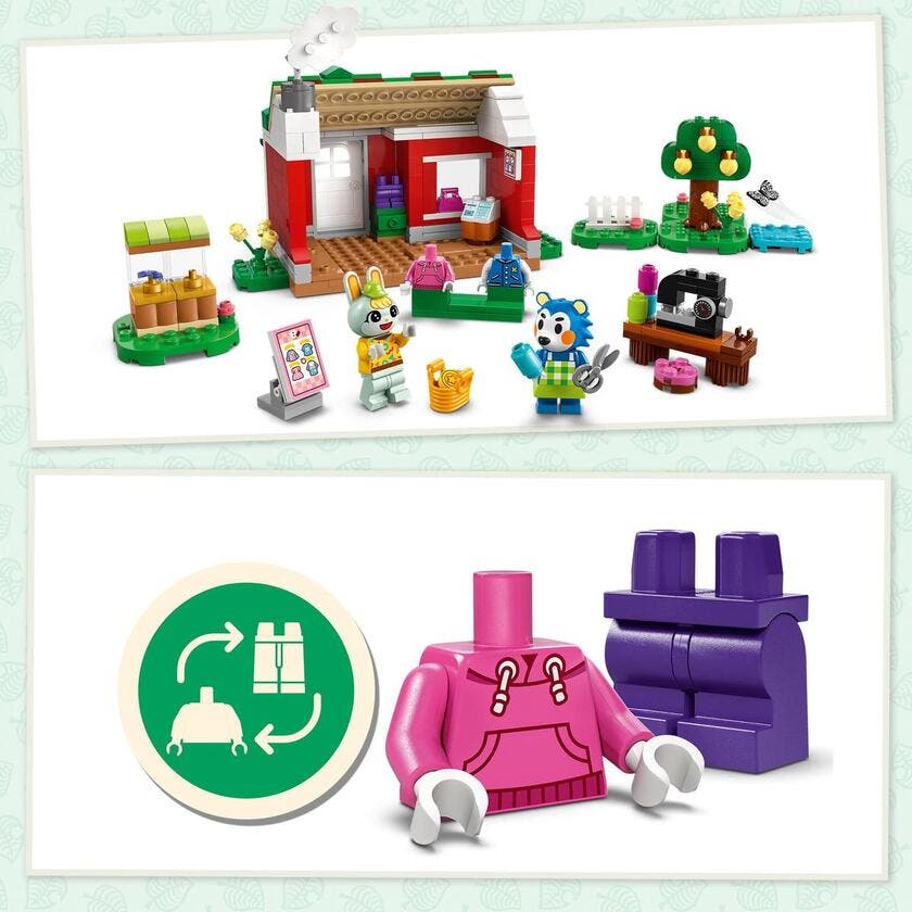 LEGO Animal Crossing 77055, Able Sisters klädaffär