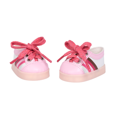 WEBBFYND Our Generation, Light Up Pink & White Sneakers