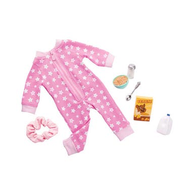WEBBFYND Our Generation, Kläder Rosa pyjamas med tillbehör