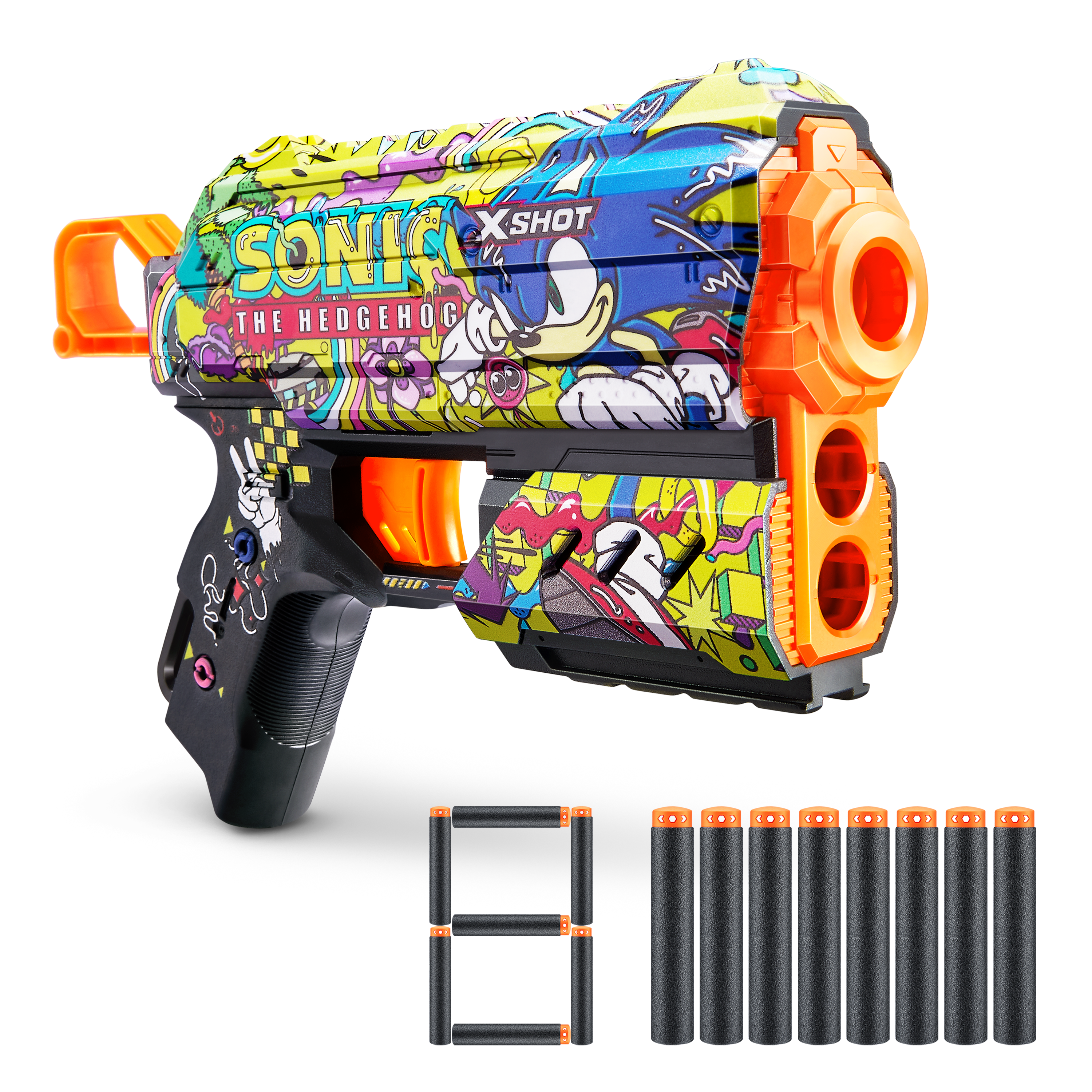 XSHOT SKINS-FLUX(8 Darts) SONIC
