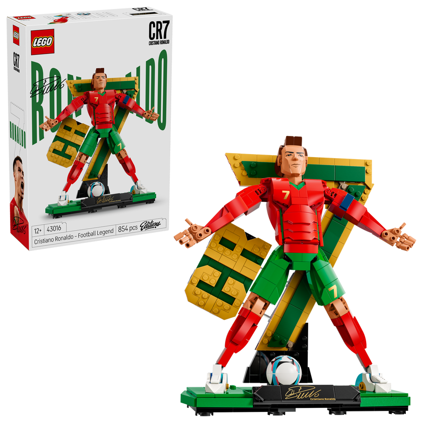 LEGO® Editions Cristiano Ronaldo – fotbollslegend Set 43016