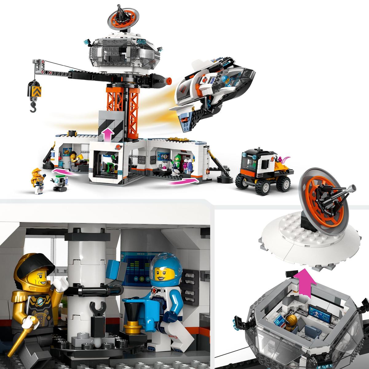 LEGO City 60434, Rymdbas och raketuppskjutningsramp