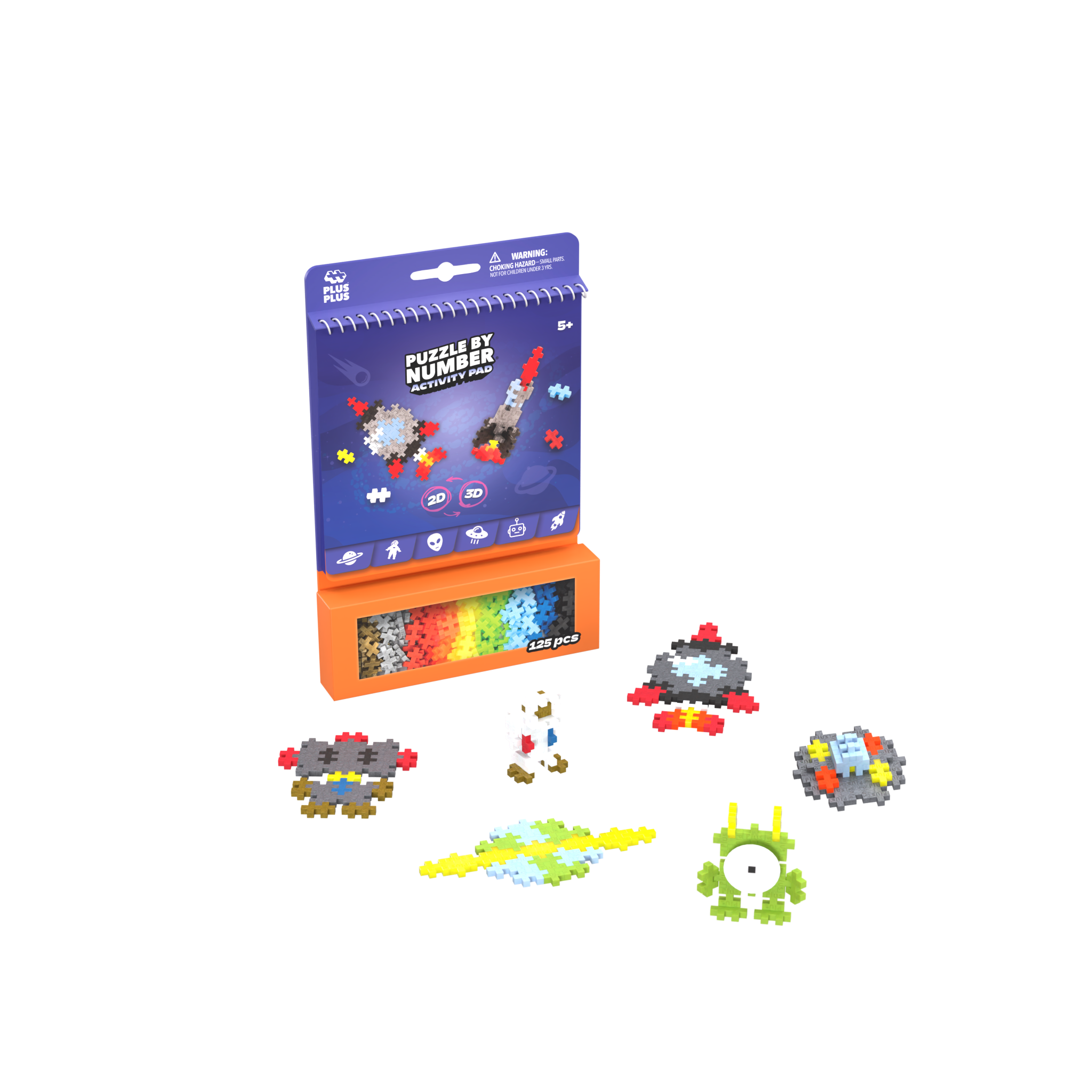 Plus-Plus Activity Pad – Space