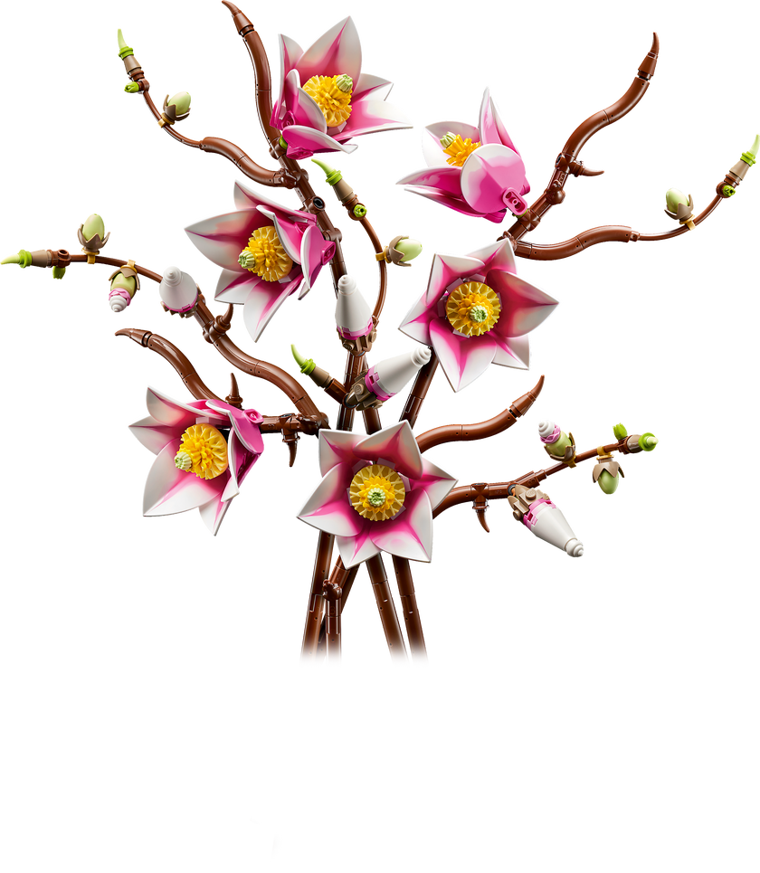 LEGO® Botanicals Magnoliagrenar Blomsterprydnad 11510
