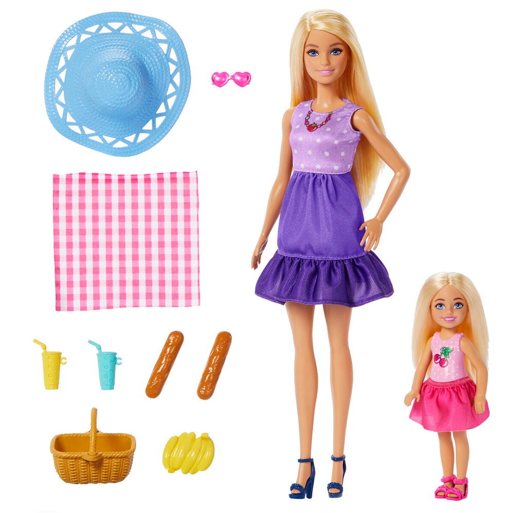 Barbie Malibu & Chelsea Core Dolls