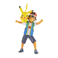 Pokémon Ash och Pikachu Battle Feature Figurer