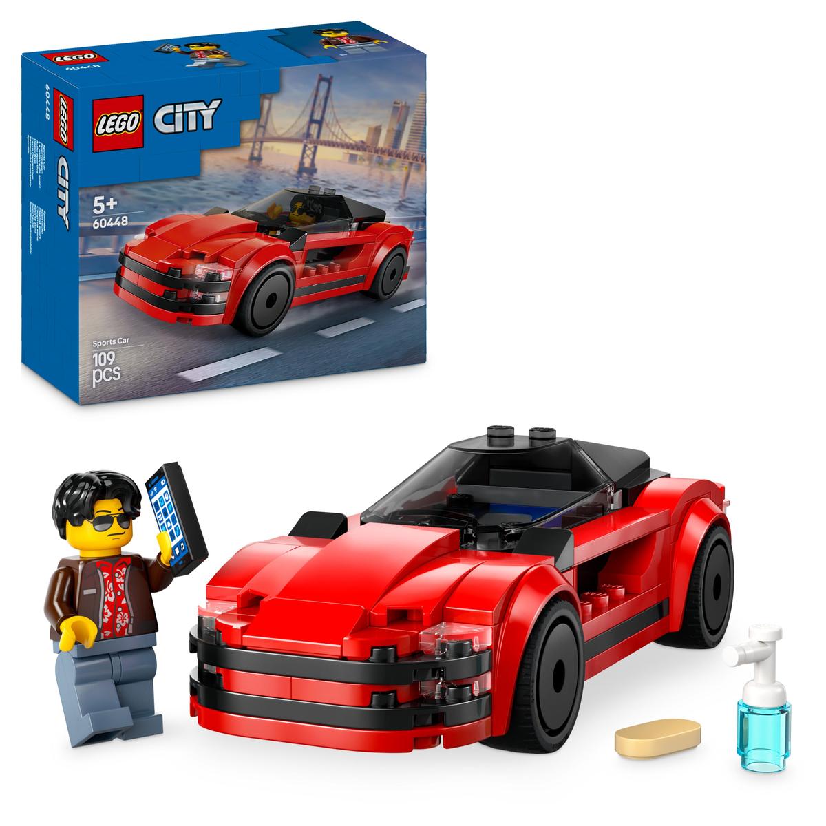 LEGO City Great Vehicles 60448, Röd sportbil