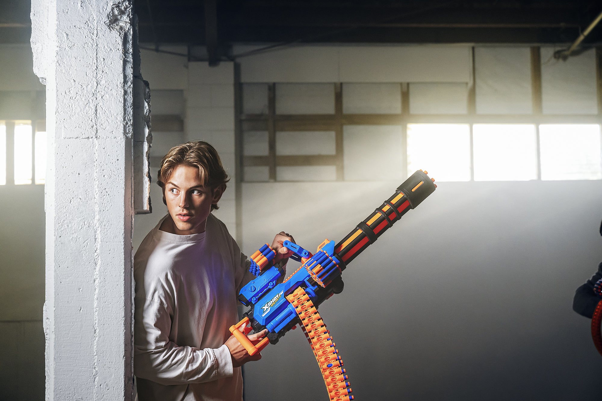 XSHOT Insanity Motorized Rage Fire Gatlin Gun with tripod