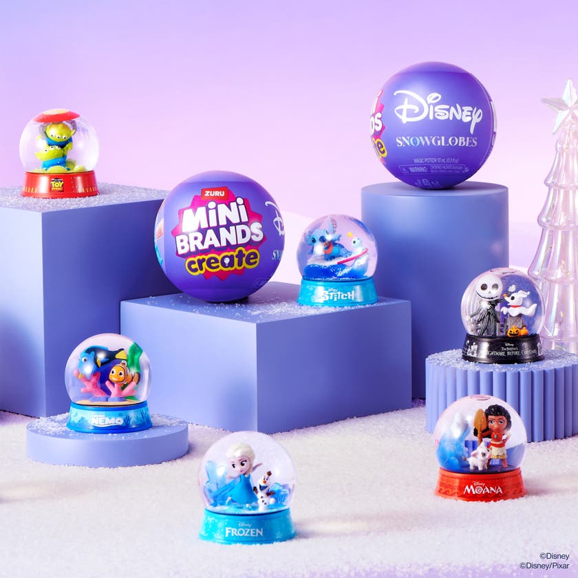 Mini Brands Snöglobar Disney Serie 1