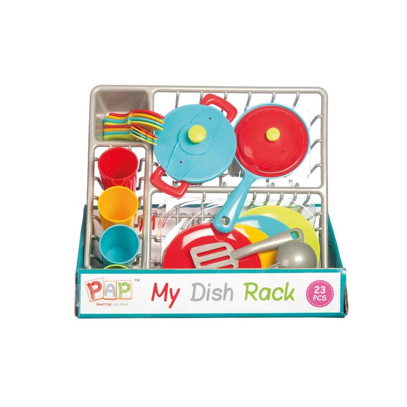 PAP, Diskställ med Köksartiklar