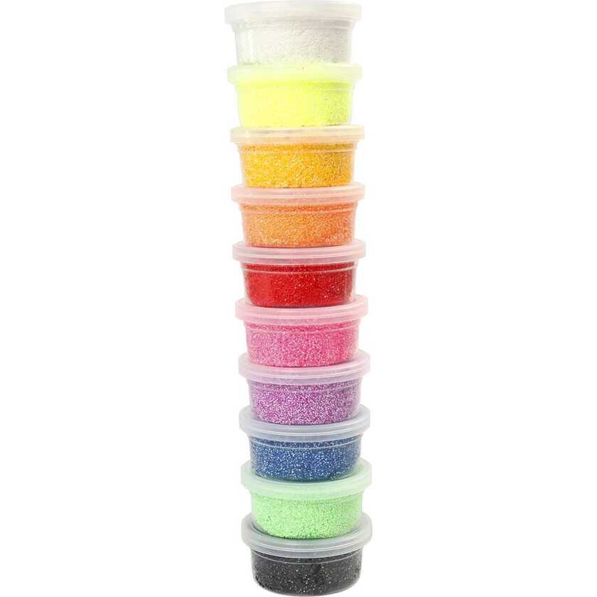 Foam Clay® , mixade färger, 10x35 g