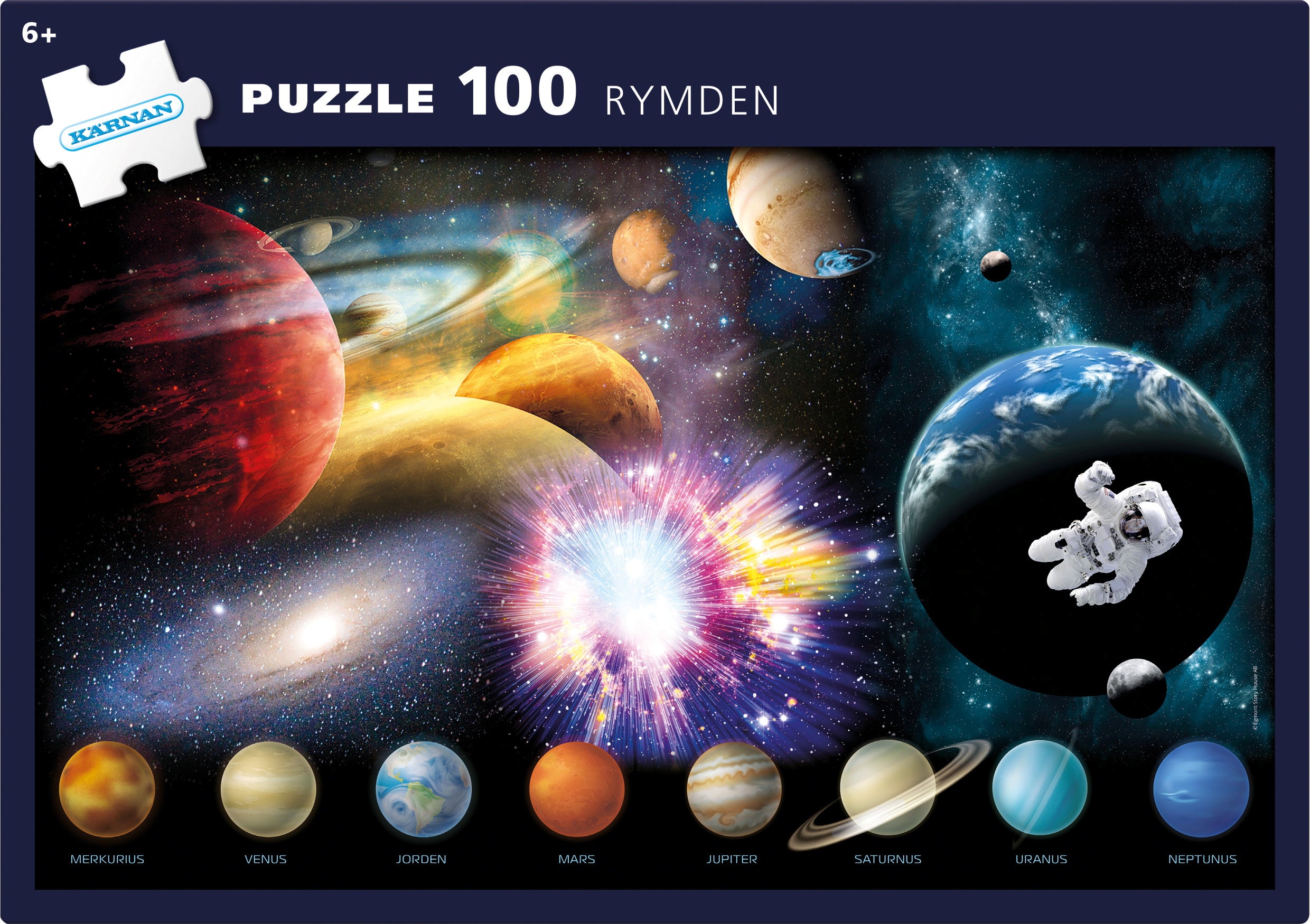 Kärnan Rymdussel 100 bitar