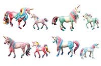 Animal Life - Unicorn med föl