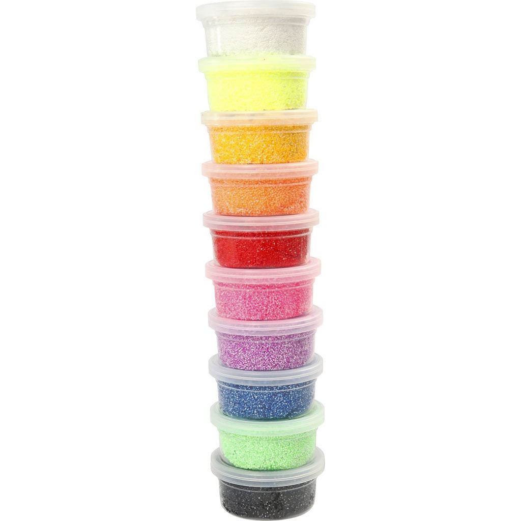 Foam Clay® , mixade färger, 10x35 g