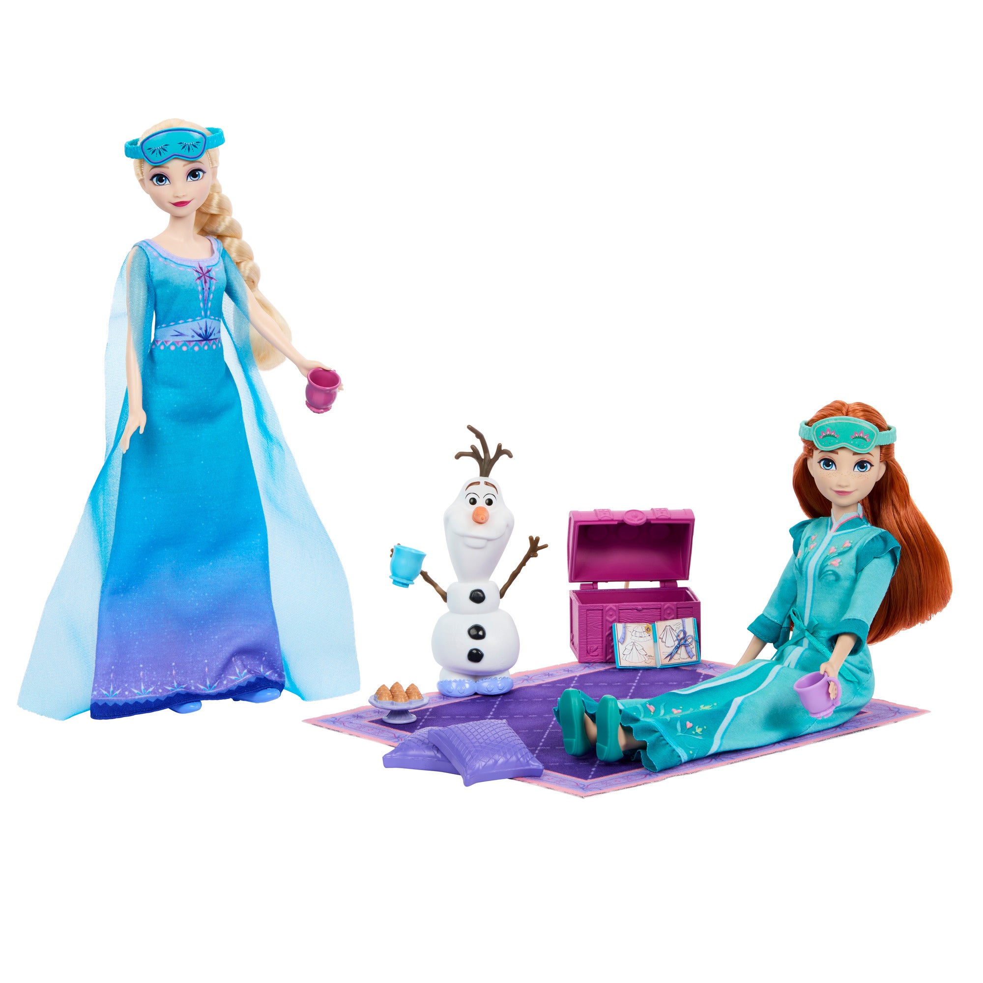 Disney Frozen Läggdagsset med Anna och Elsa Dockor