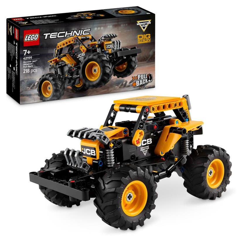 LEGO Technic 42199, Monster Jam™ DIGatron™ med pull-back