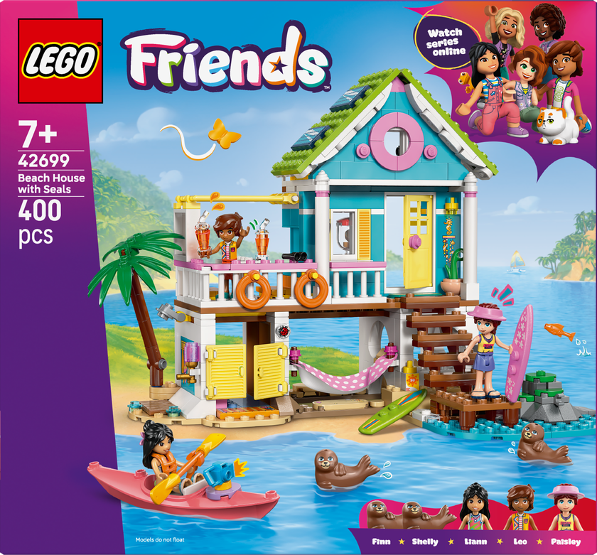 LEGO® Friends Strandhus med sälar Byggset 42699