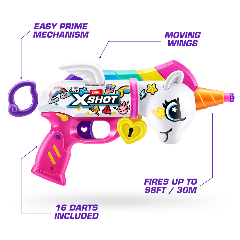 XSHOT Blastercorn Unicorn Heartbreaker