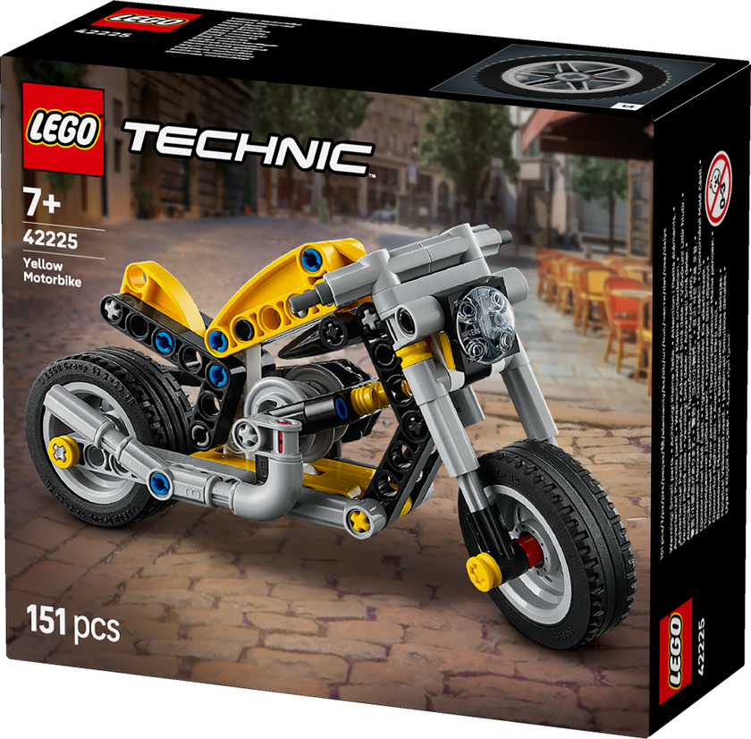 LEGO® Technic Gul motorcykel Bygg- och lekset 42225