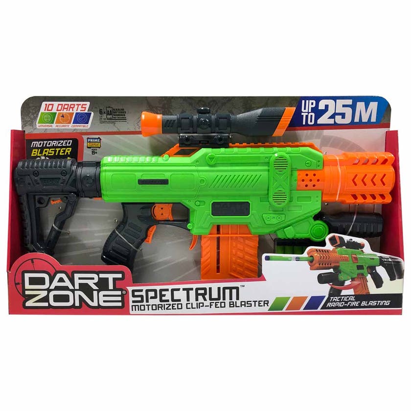 Dart Zone, Spectrum Motorized Clip-Fed Blaster