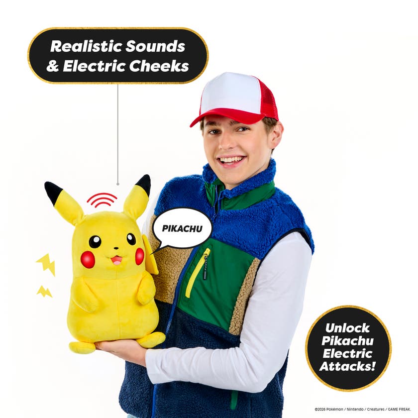 Puppetronic Real FX Pokemon Pikachu 50 cm