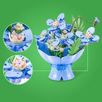 MAX Premium LED Blomsterbuketter Blå