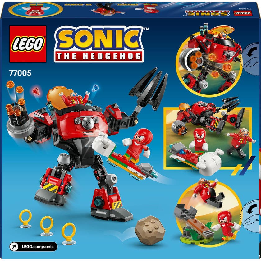LEGO Sonic the Hedgehog™ 77005, Knuckles mot Dr. Eggmans Egg Crusher robot