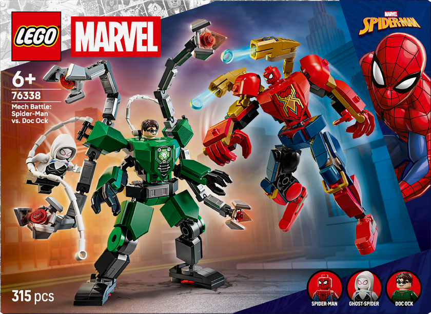 LEGO® | Marvel Robotstrid: Spider-Man mot Doc Ock 76338
