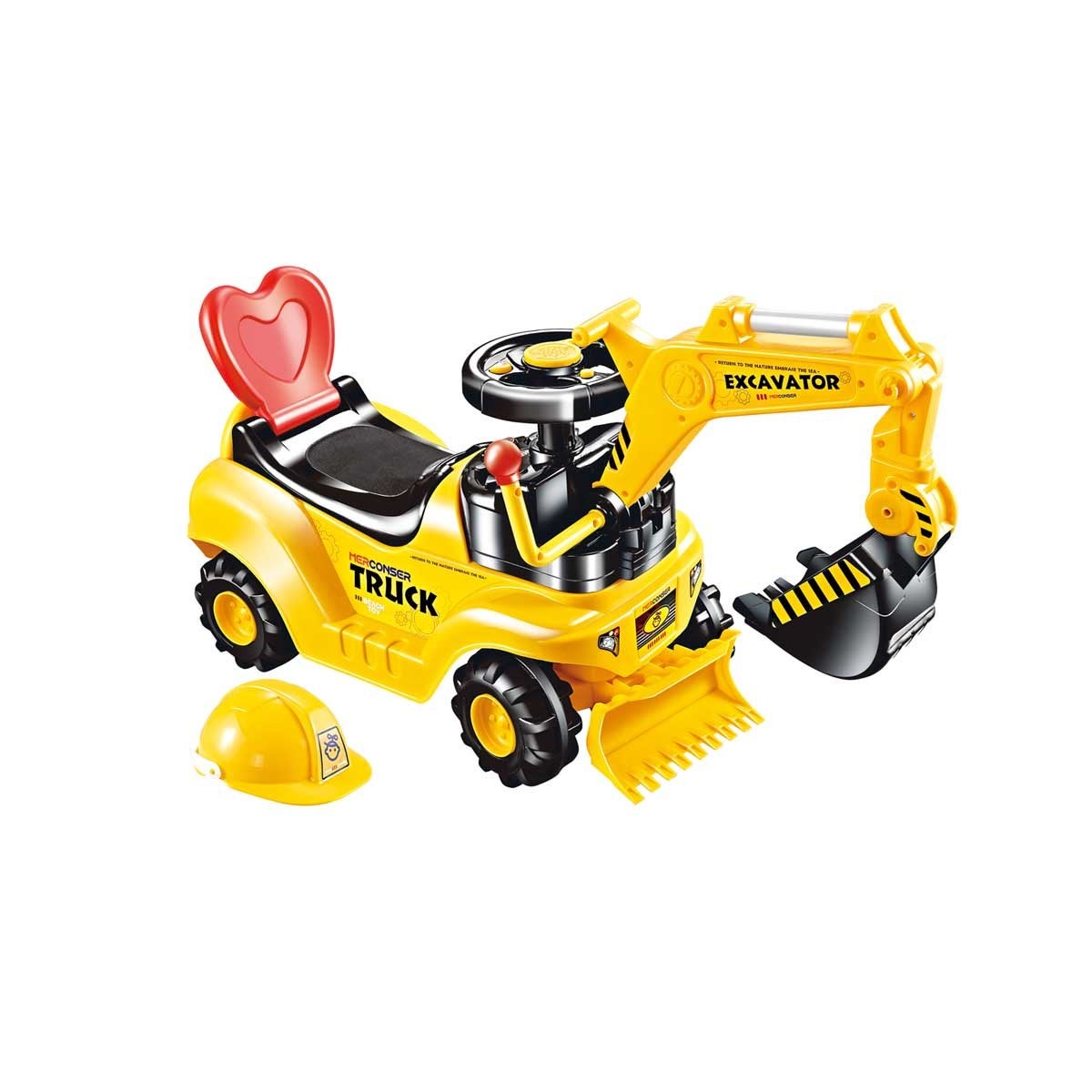 WRK, Ride On Grävskopa med Hjälm