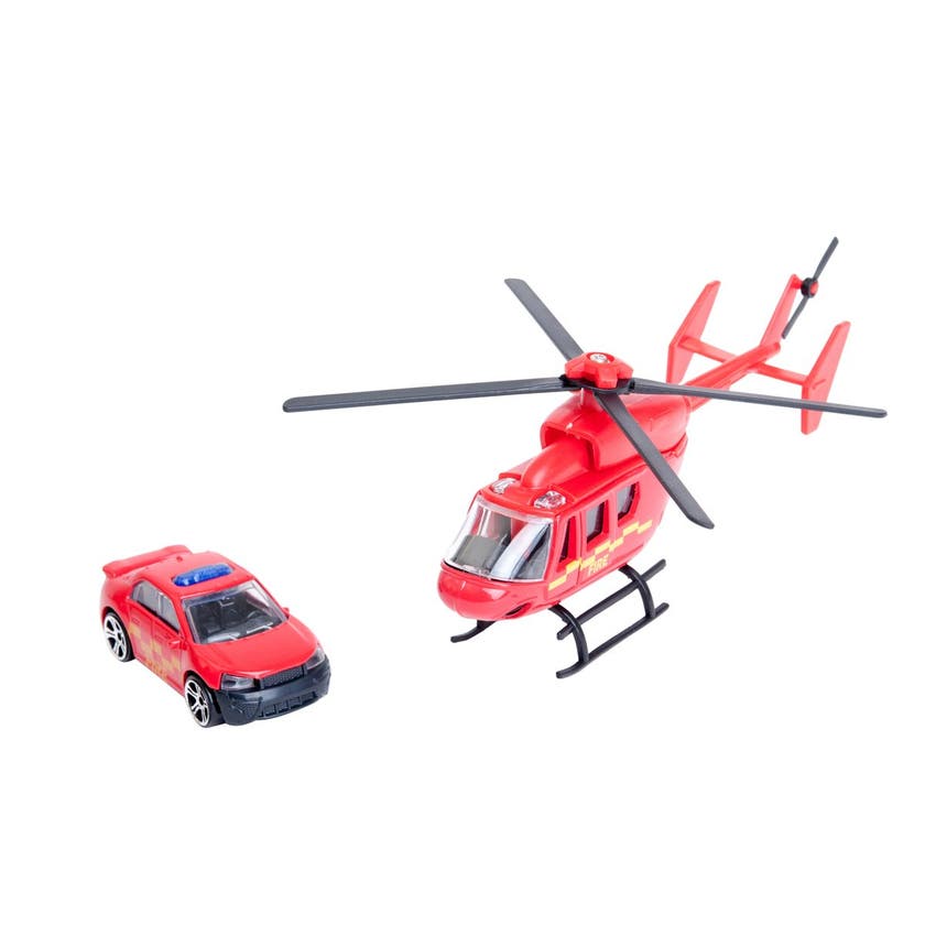 Teamsterz, Utrycknings helikopter o fordon