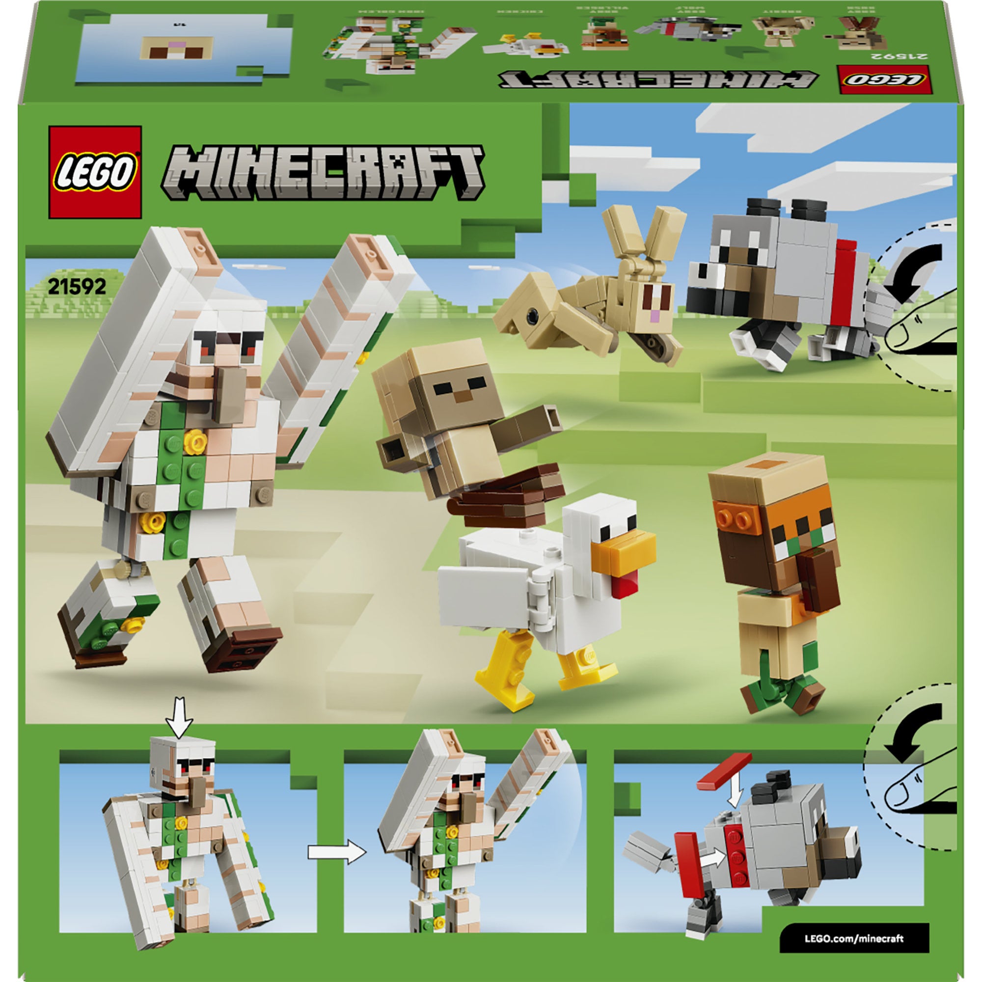 LEGO® Minecraft® Ökenattack med hönsryttare Leksak 21592