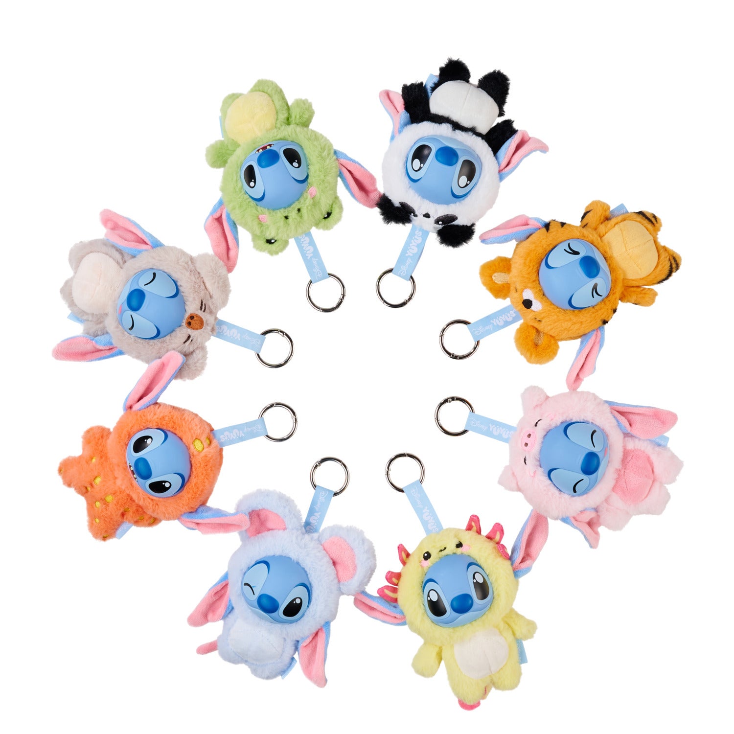 Disney YuYus Stitch Mystery Plush nyckelring 12 cm